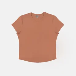 T-Shirt-SPAO Women Short Sleeve Tshirt SPLCE38G01 Coral