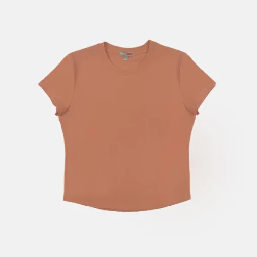 T-Shirt-SPAO Women Short Sleeve Tshirt SPLCE38G01 Coral