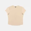 T-Shirt-SPAO Women Short Sleeve Tshirt SPLCE38G01 Cream