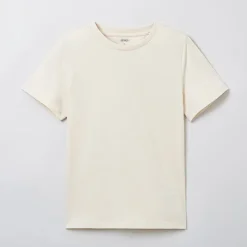 T-Shirt-SPAO Women Short Sleeve T-Shirt SPRWE24G15 Cream