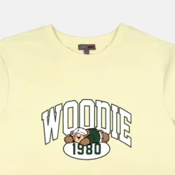 T-Shirt-SPAO Women Short Sleeve Woodie Tee SPLCE25G02 Ivory