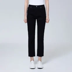 Pants|Denim Pants-SPAO Women Slim Denim SPTJE25G11 Black
