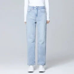 Denim Pants-SPAO WOMEN Straight Denim Pants SPTJE23G31