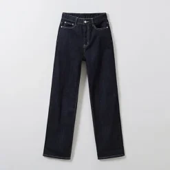 Pants|Denim Pants-SPAO Women Straight Denim SPTJE25G31 Navy